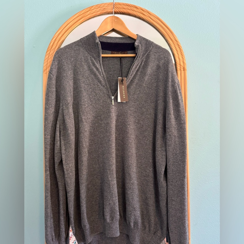 J. Hilburn Cashmere Zip